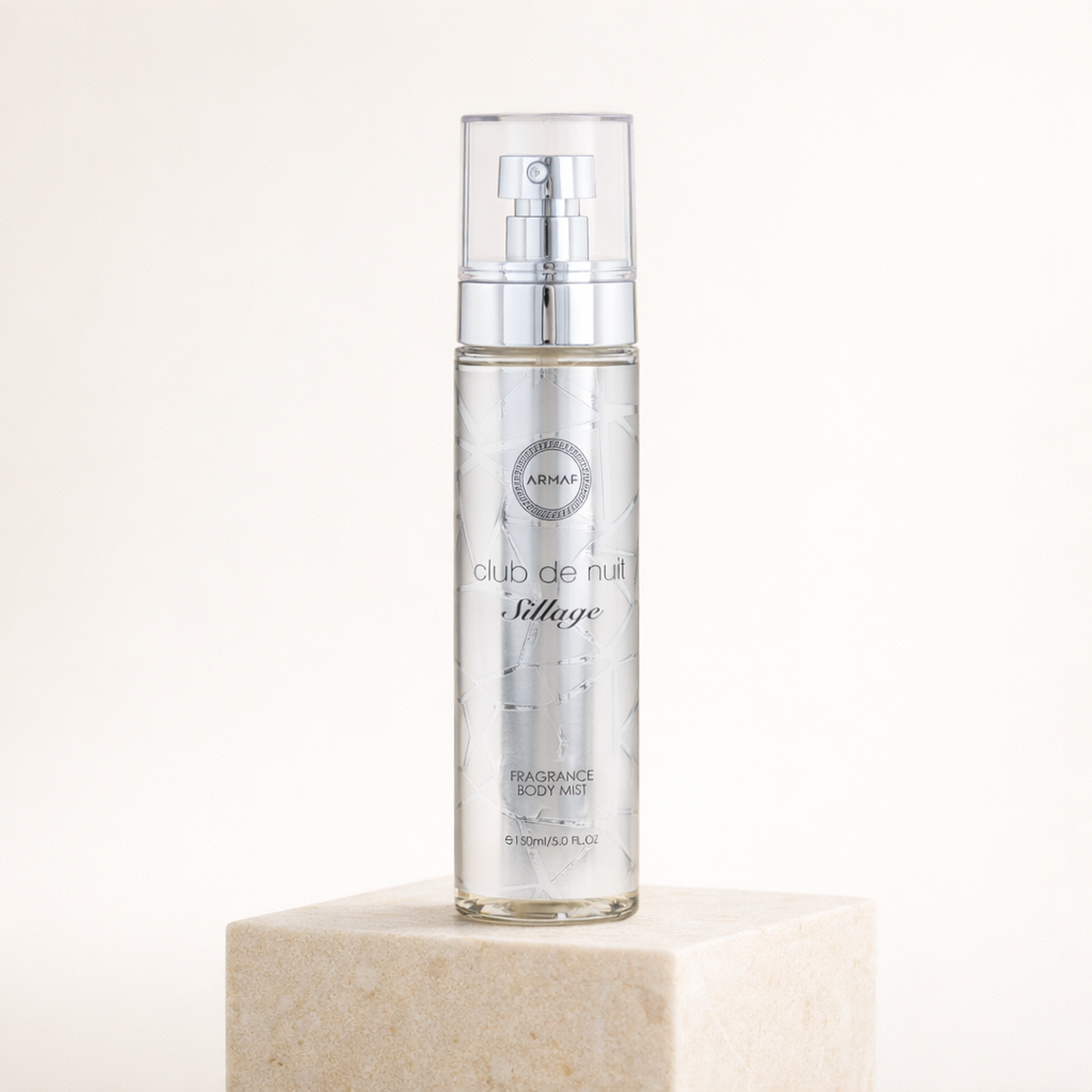 Armaf Club De Nuit Sillage Body Mist upright pedestal gallery showcase