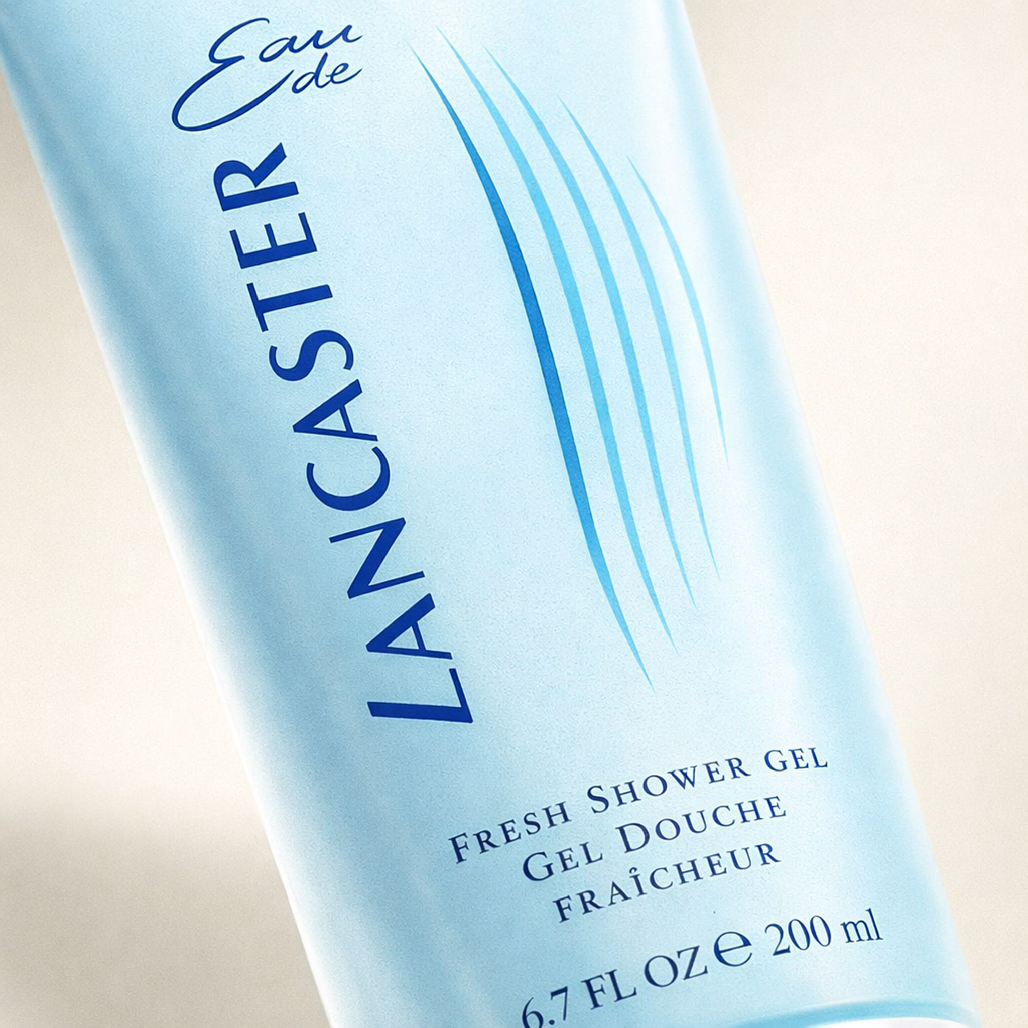 Lancaster Eau De Lancaster Shower Gel macro label detail gallery showcase