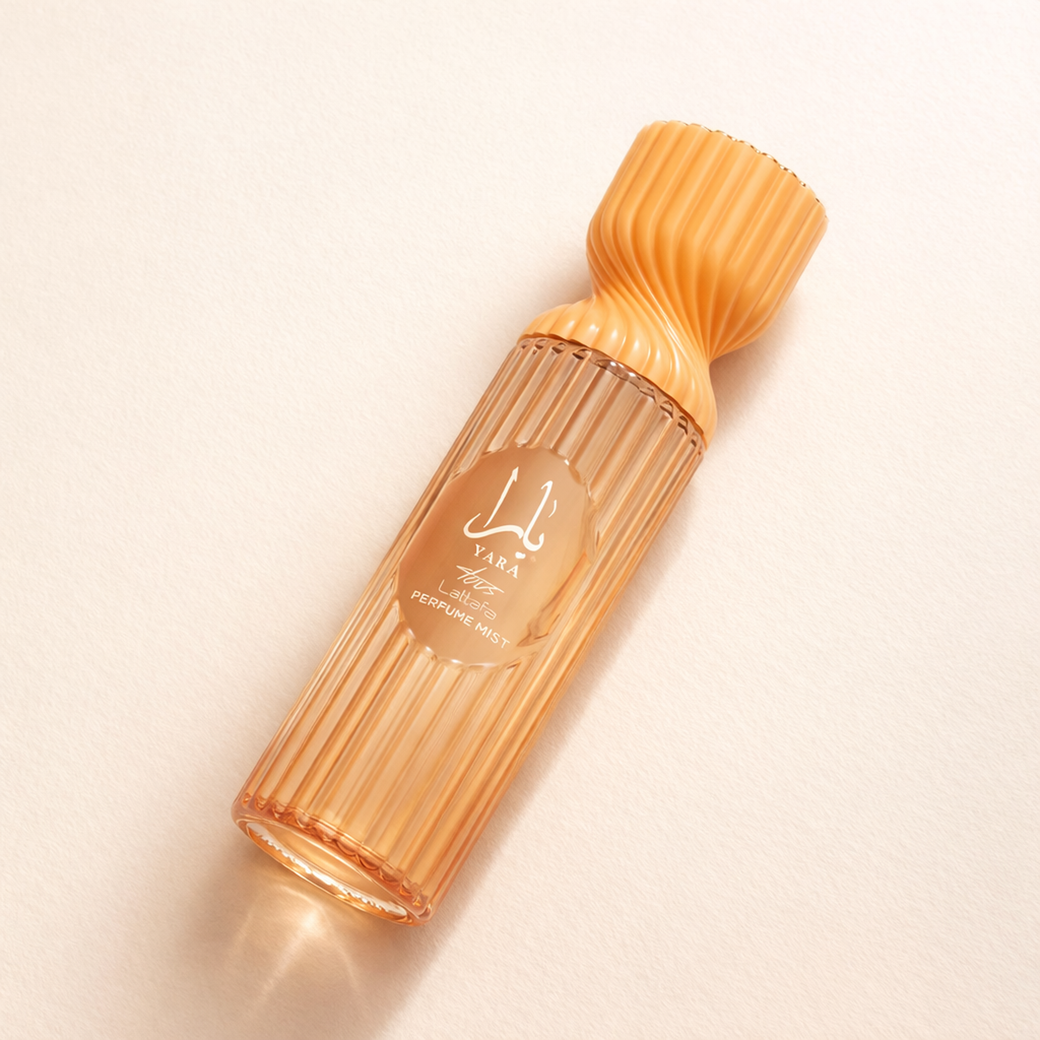 Lattafa Yara Tous All Over Body Spray angled still-life gallery showcase