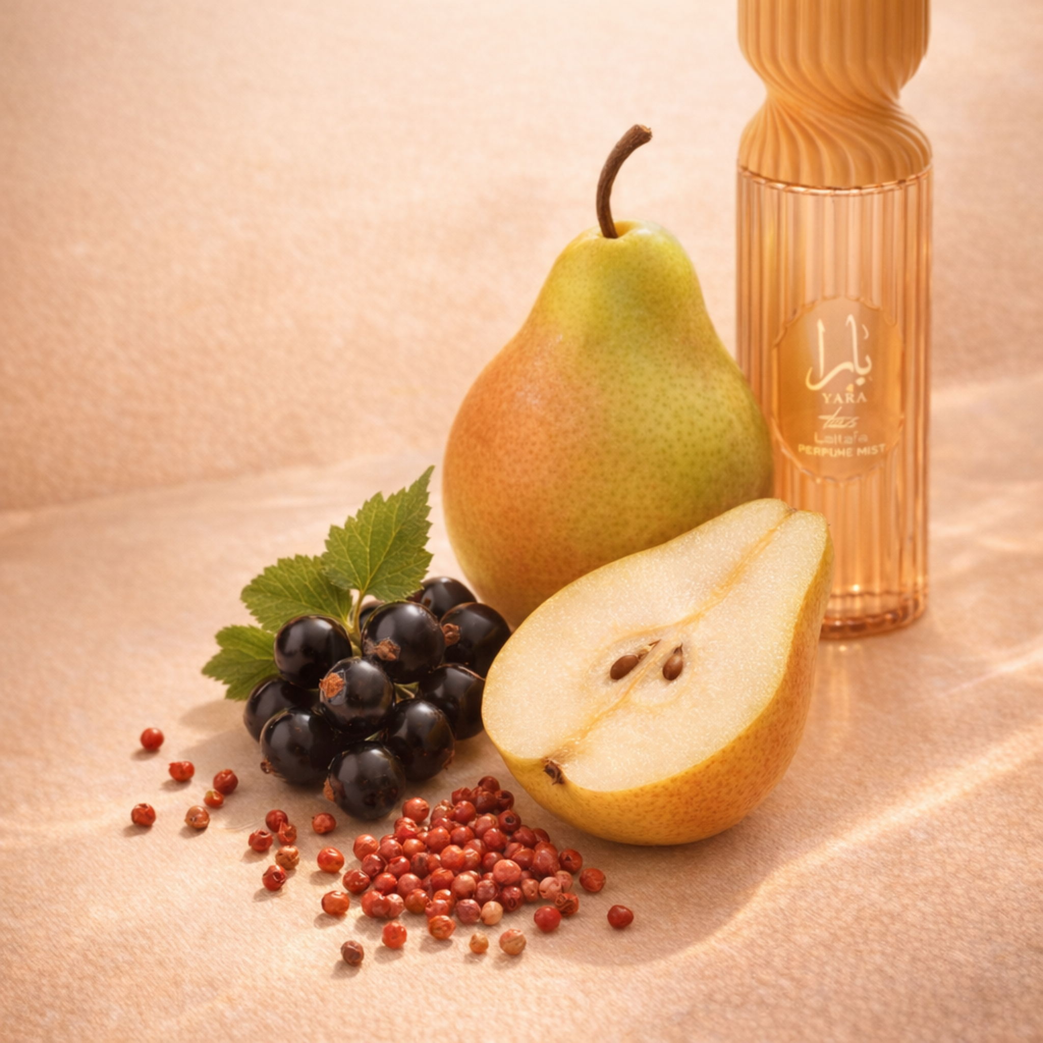 Lattafa Yara Tous All Over Body Spray fragrance notes image