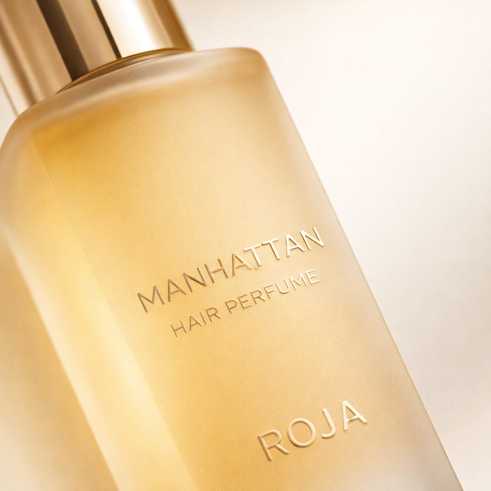 Roja Parfums Manhattan Hair Perfume macro label detail gallery showcase