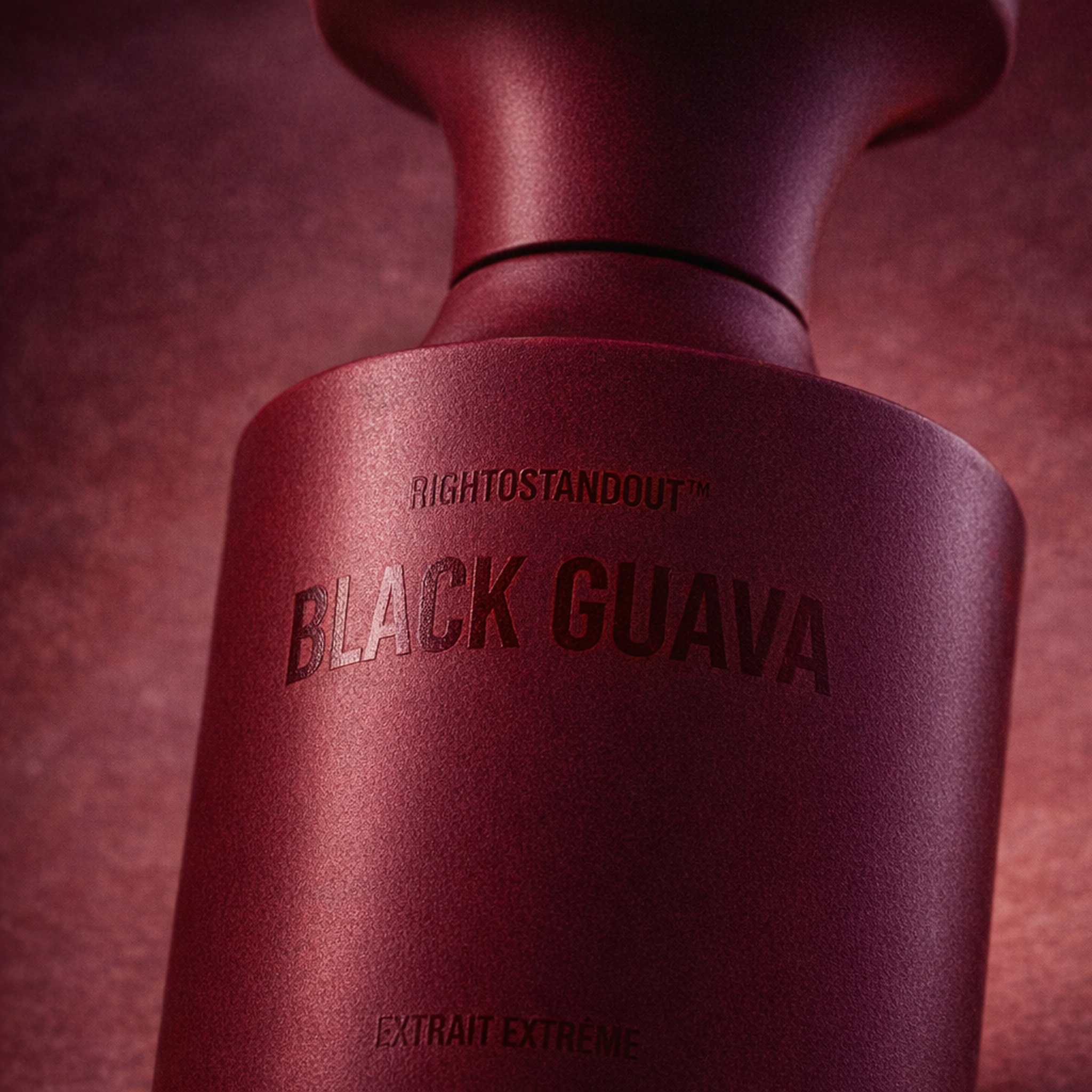 BORNTOSTANDOUT Black Guava Extrait Extreme macro label detail gallery showcase