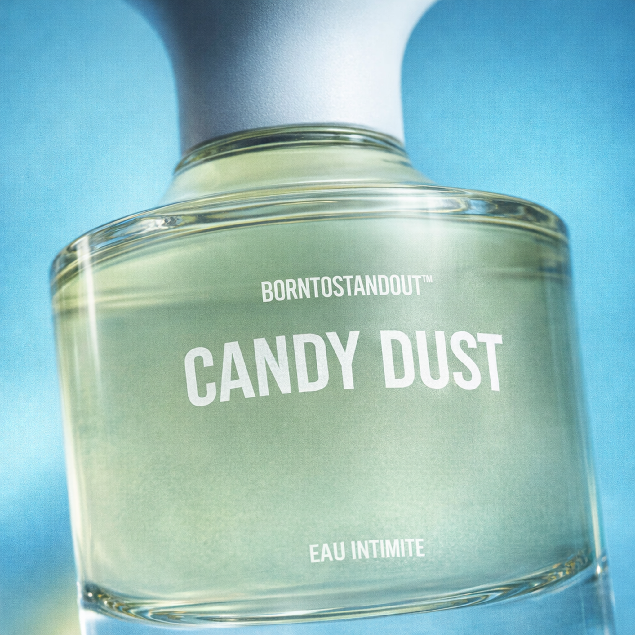 BORNTOSTANDOUT Candy Dust Eau Intimite macro label detail gallery showcase