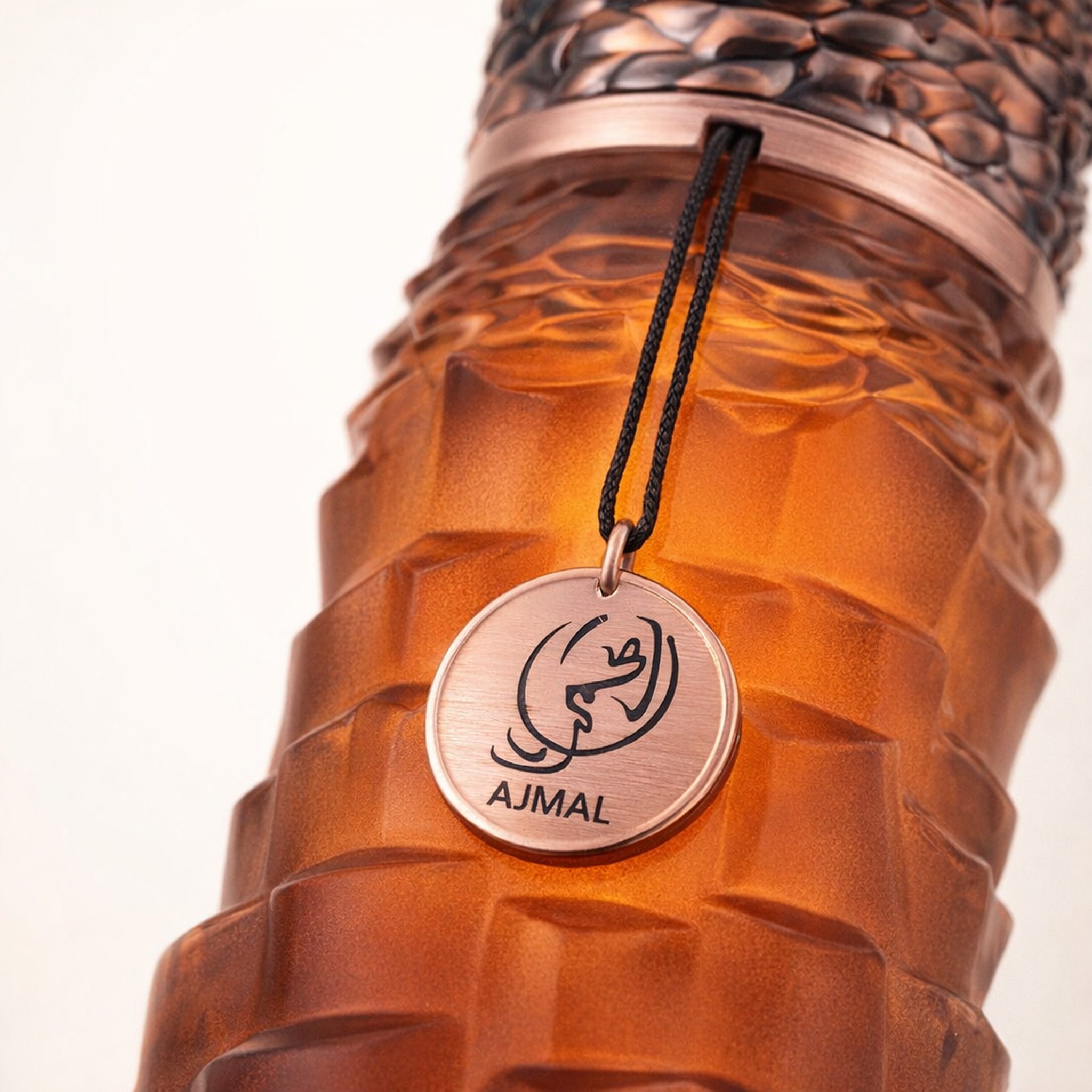 Lattafa Pride Ajwaa EDP macro label detail gallery showcase