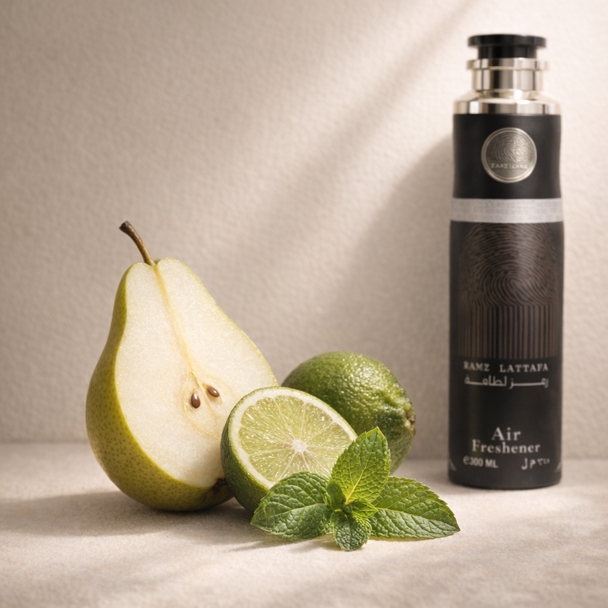 Lattafa Ramz Silver Air Freshener fragrance notes image