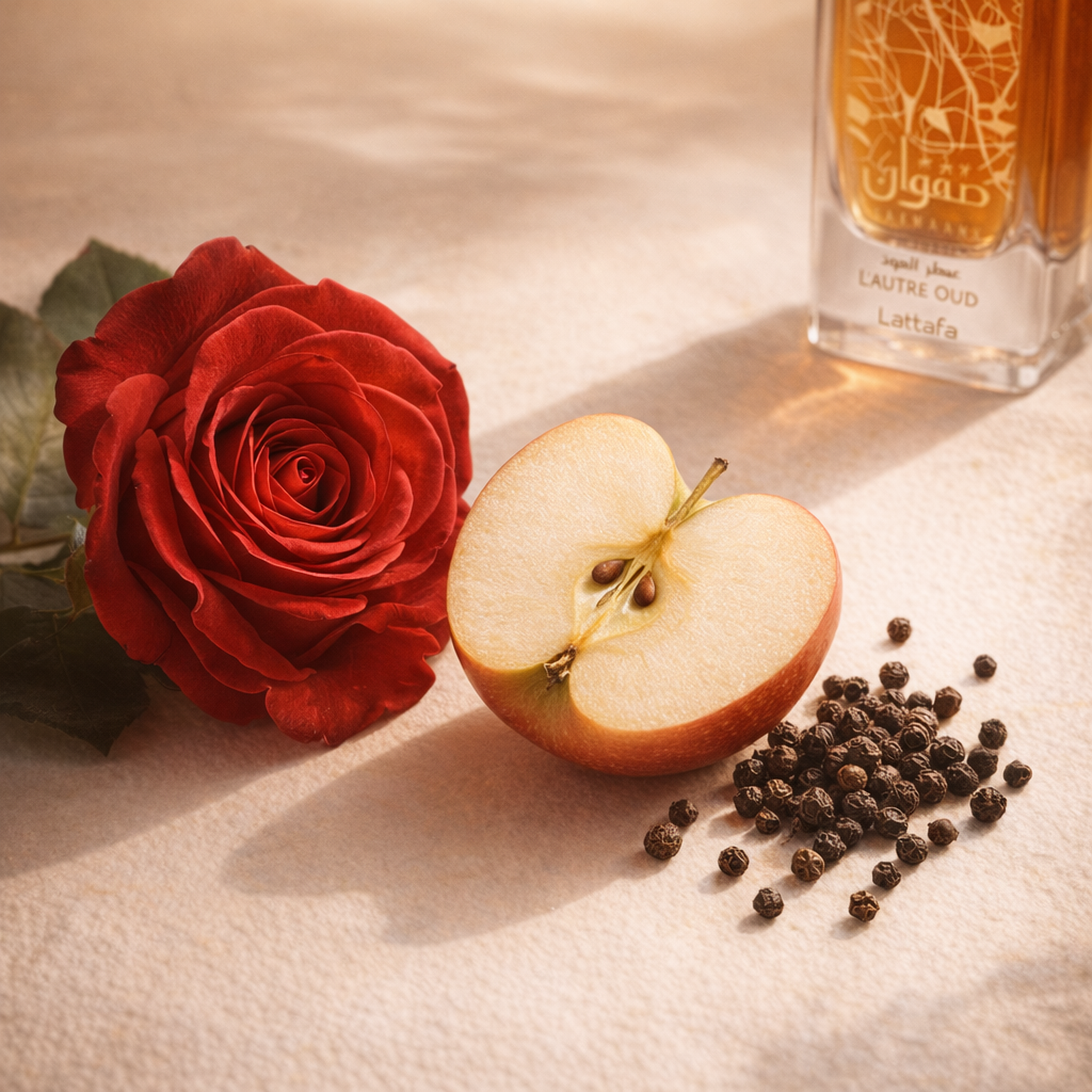 Lattafa Safwaan L'Autre Oud EDP fragrance notes image