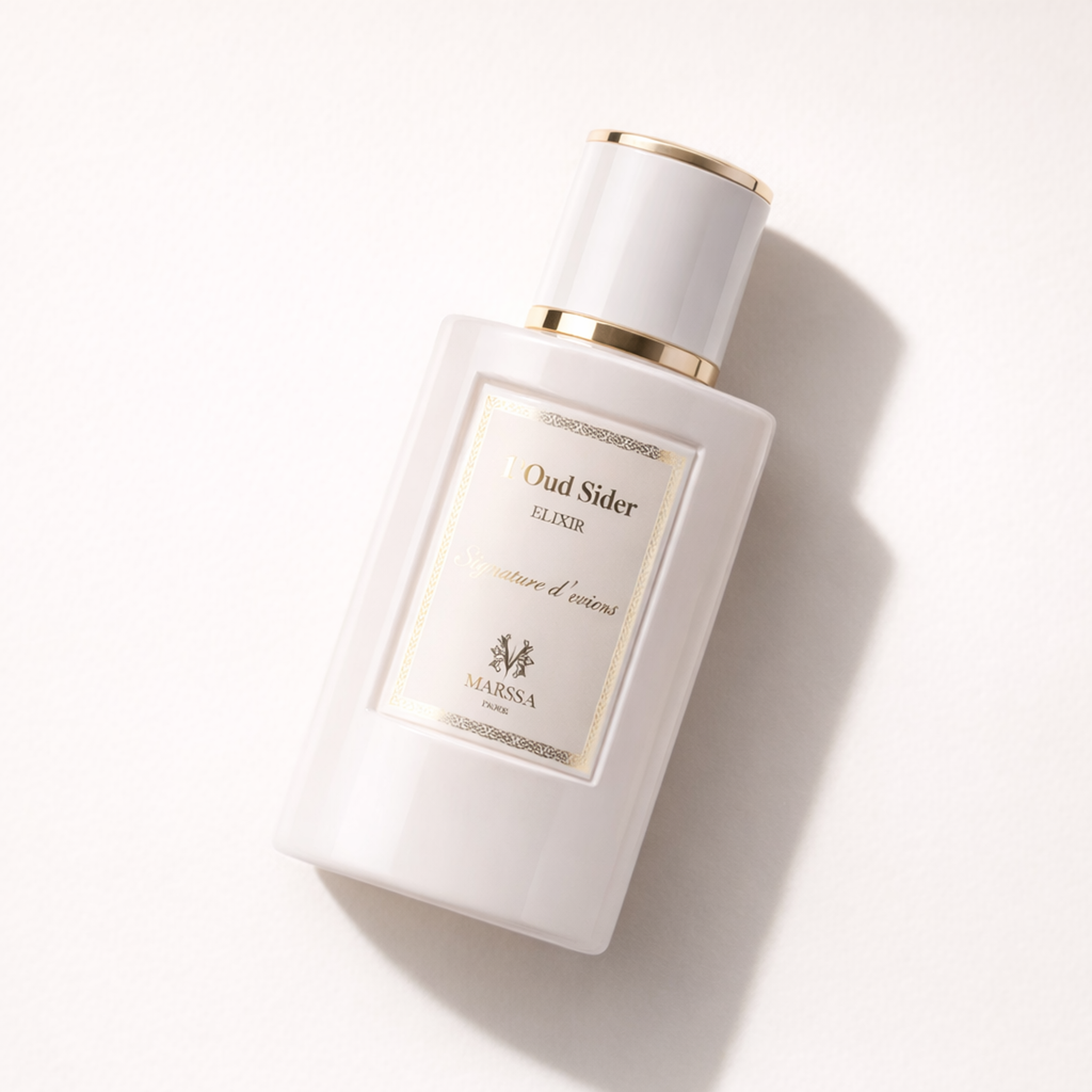 Maissa L'Oud Sider Elixir EDP For Women angled still-life gallery showcase