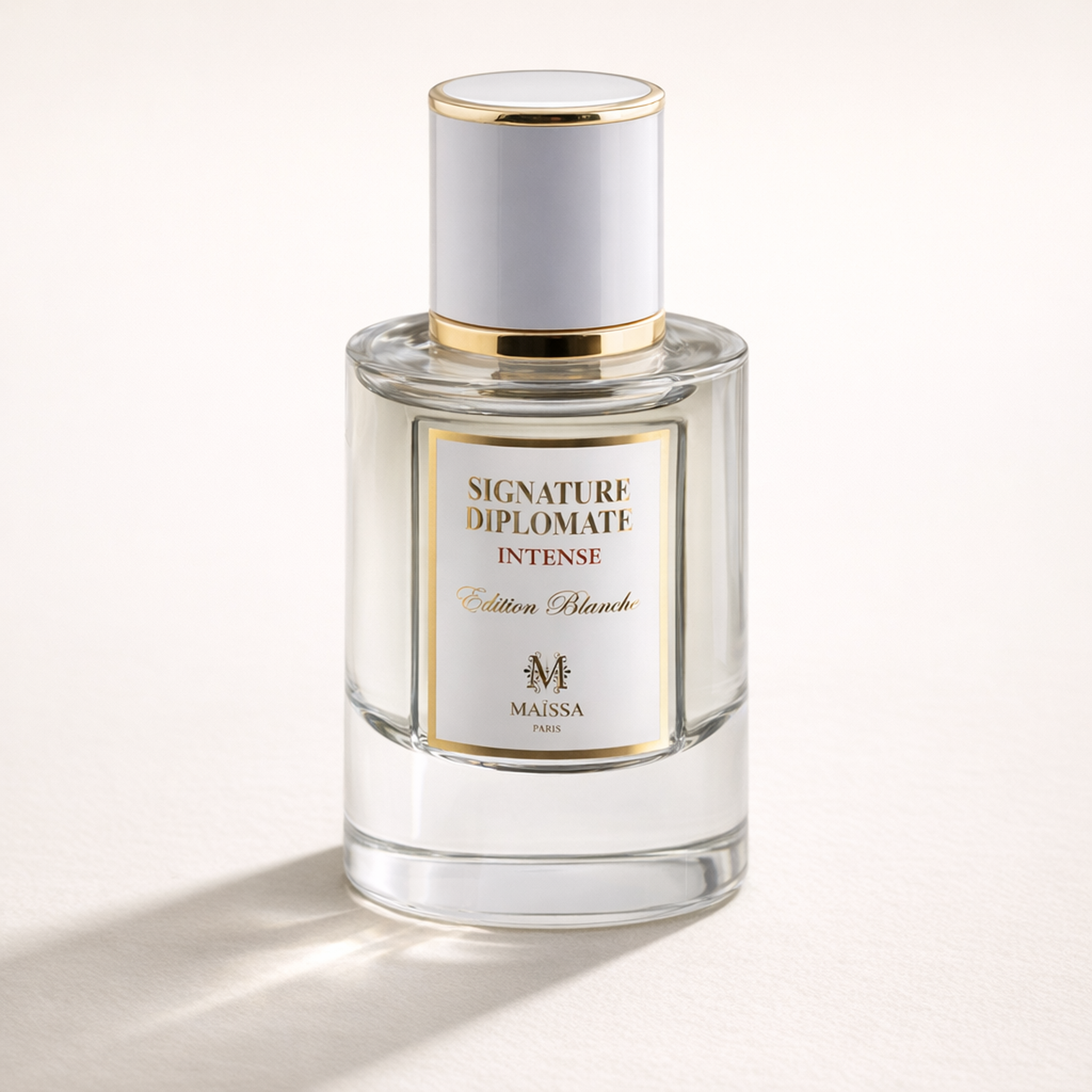 Maissa Signature Diplomte L'Intense EDP low three-quarter hero gallery showcase