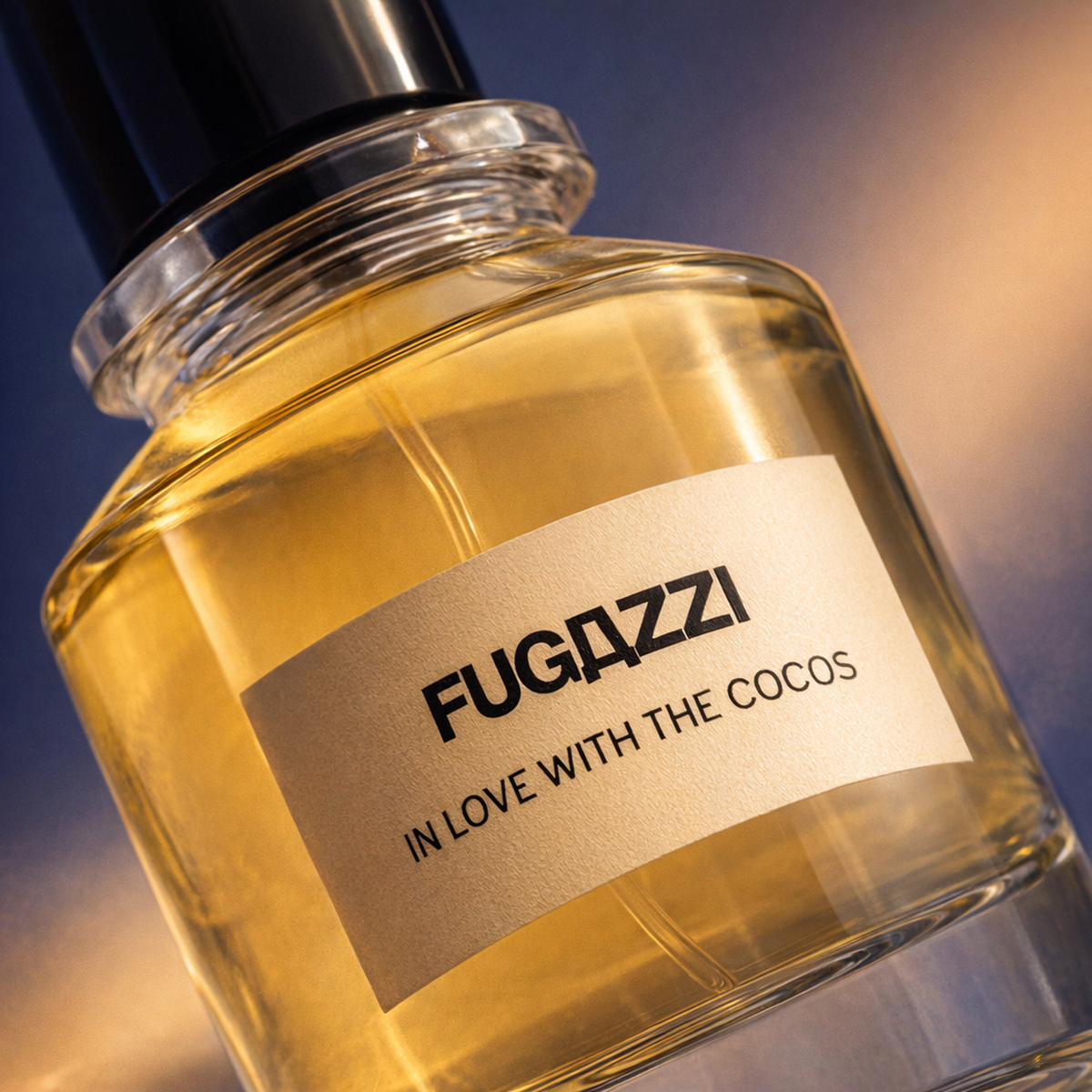 Fugazzi In Love With the Cocos Extrait de Parfum macro label detail gallery showcase
