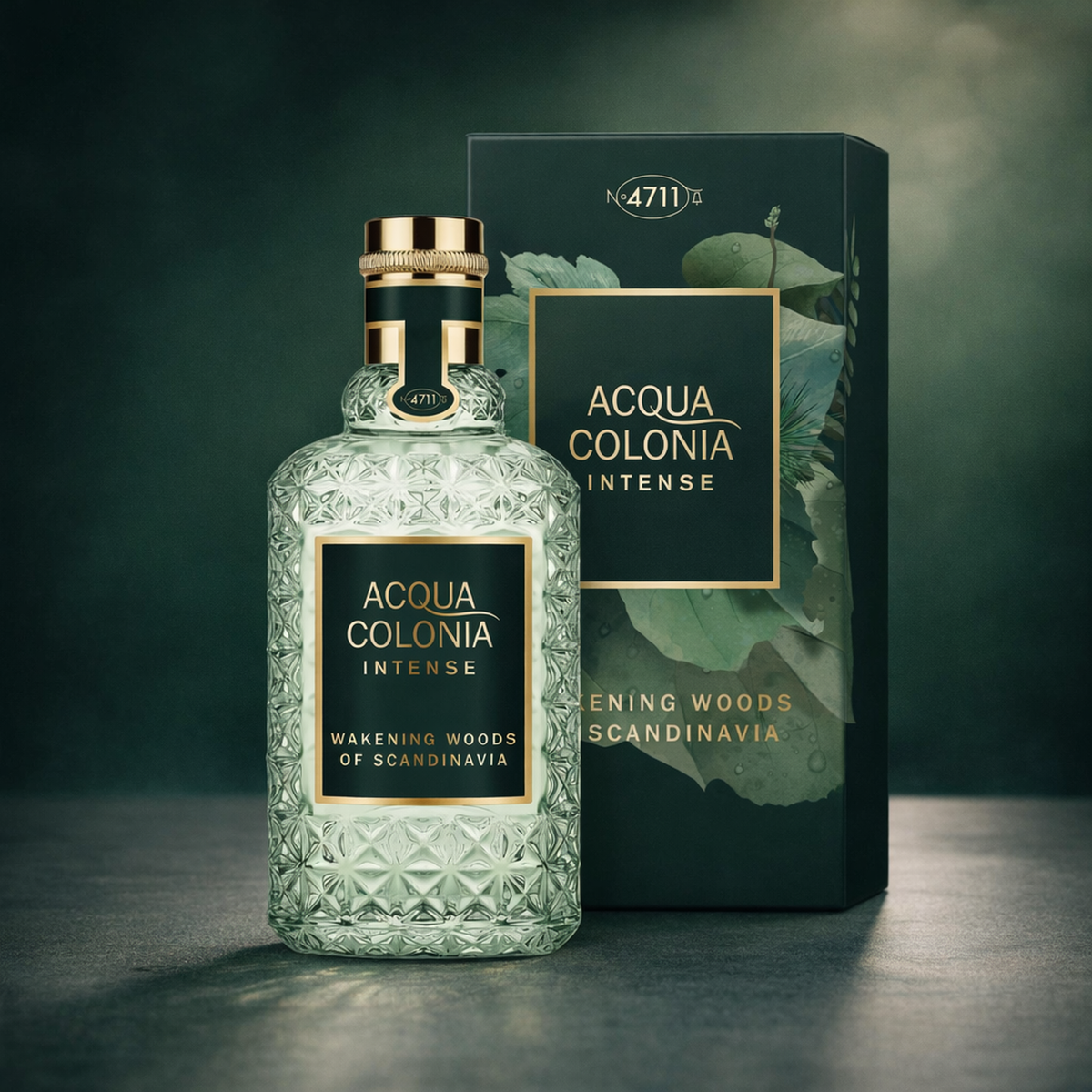 No. 4711 Acqua Colonia Intense Wakening Woods of Scandinavia EDC packaging image