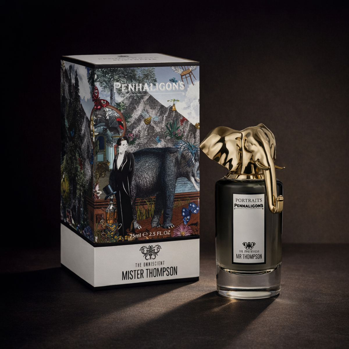 Penhaligon's Mister Thompson EDP For Men packaging product shot gallery showcase