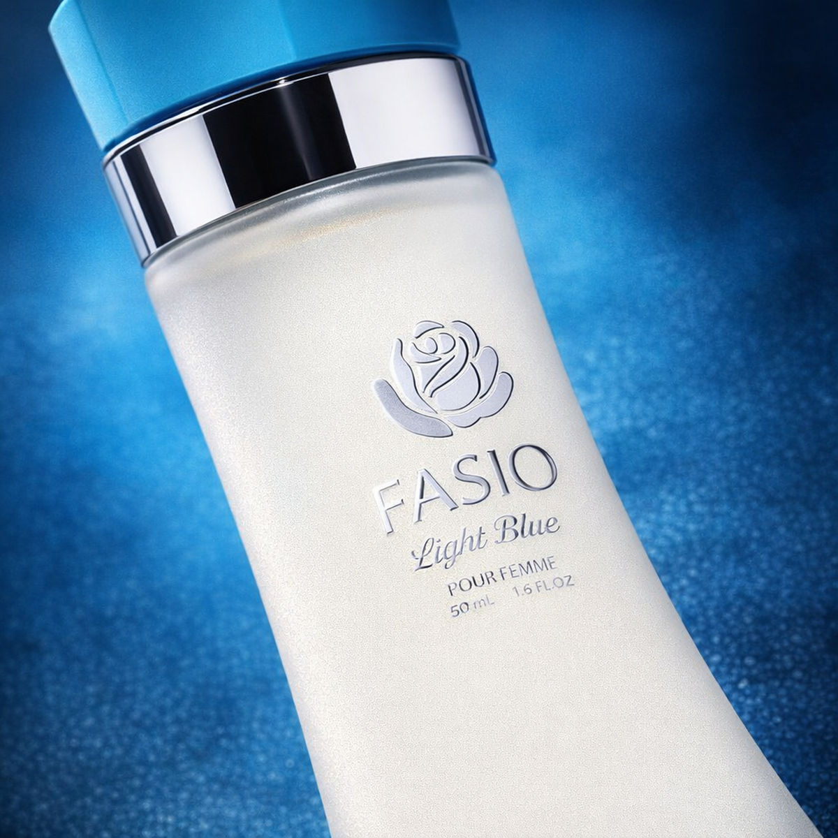 Emper Fasio Light Blue EDP For Women generated macro image