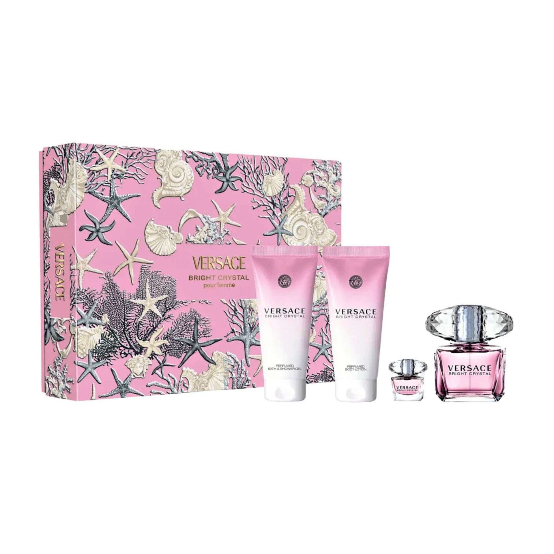 Versace Bright Crystal EDT For Women Shower Gel Gift Set