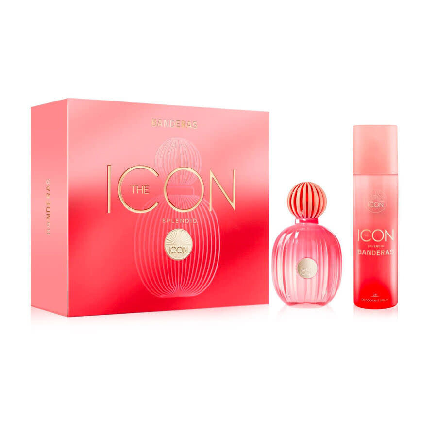 Antonio Banderas The Icon Splendid EDP & Deodorant Gift Set For Women | My Perfume Shop