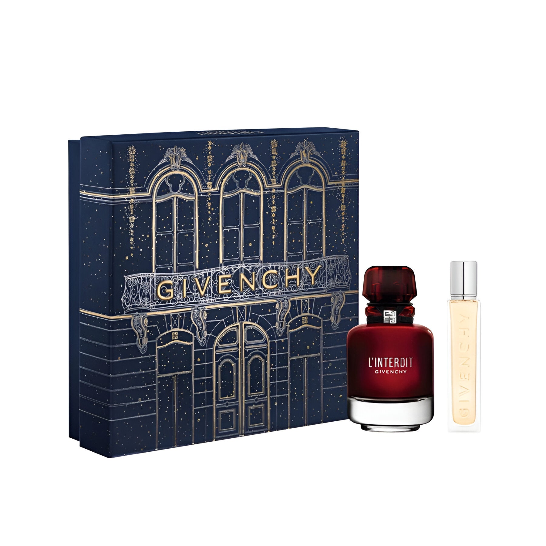Givenchy L'Interdit EDP Rouge For Women Travel Set