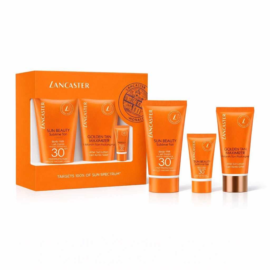 Lancaster Sun Beauty & Tan Maximizer Gift Set For Women OpenAI studio hero