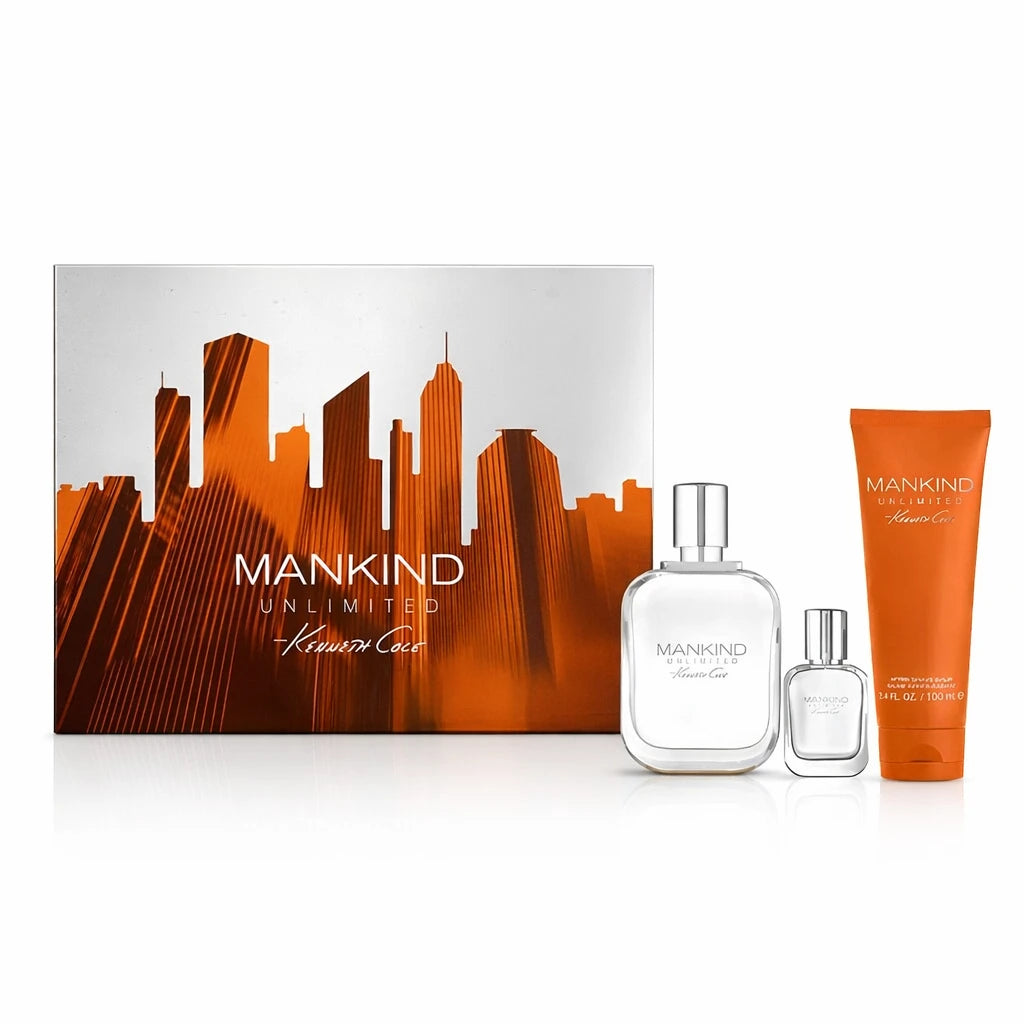 Kenneth Cole Mankind Unlimited Trio Collection Gift Set OpenAI studio hero