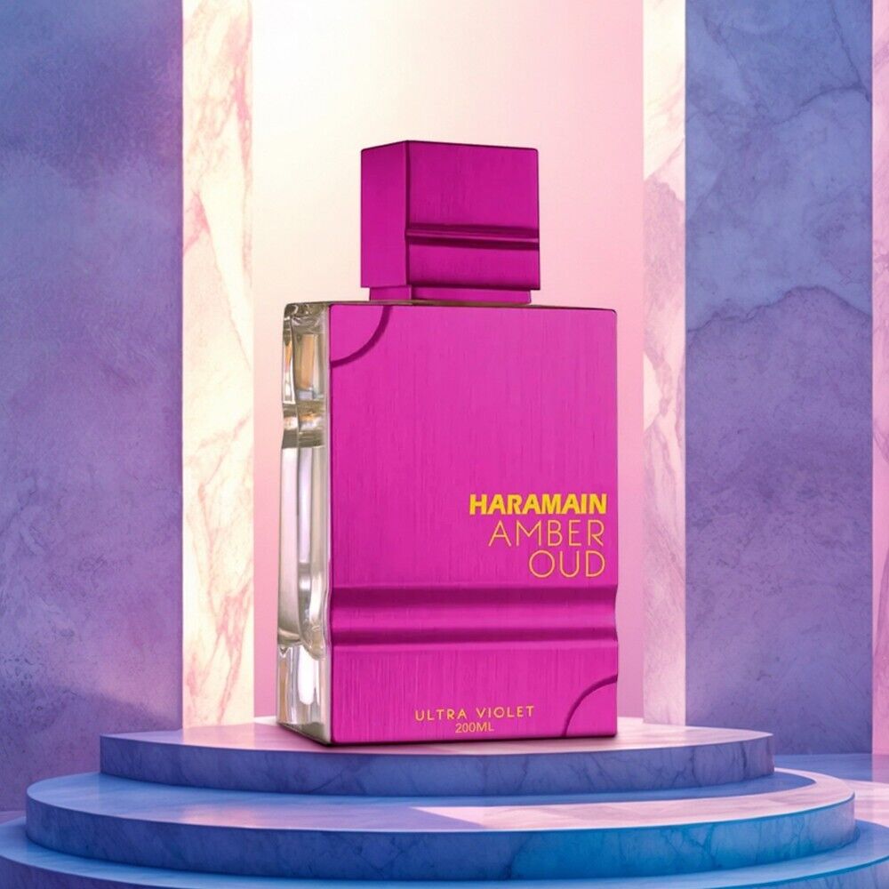 عطر الحرمين عنبر عود ألترا فايوليت
